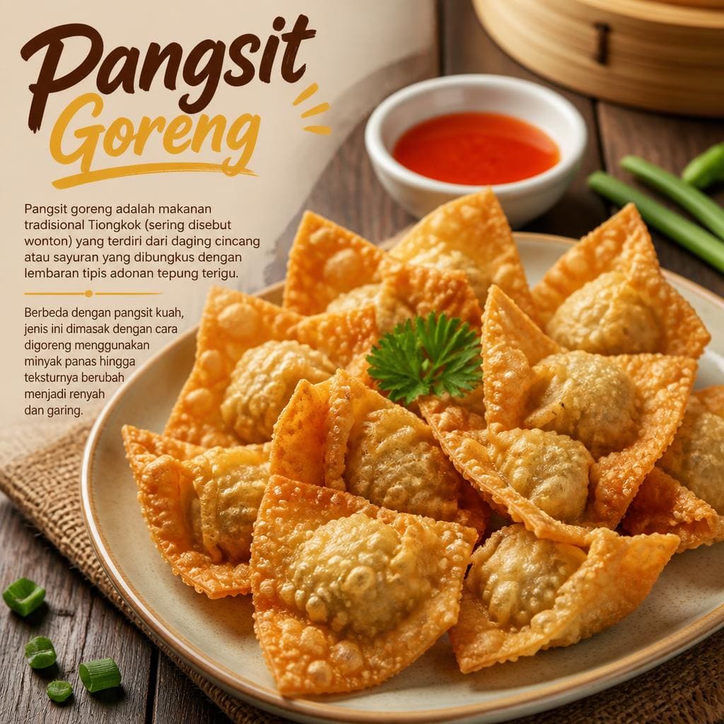 Pangsit Goreng dari kategori cemilan Gopek House